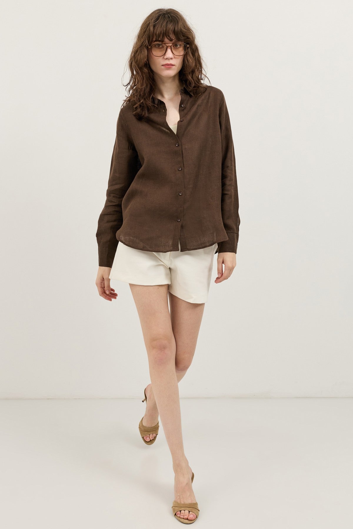 100% Linen Women's Shirt