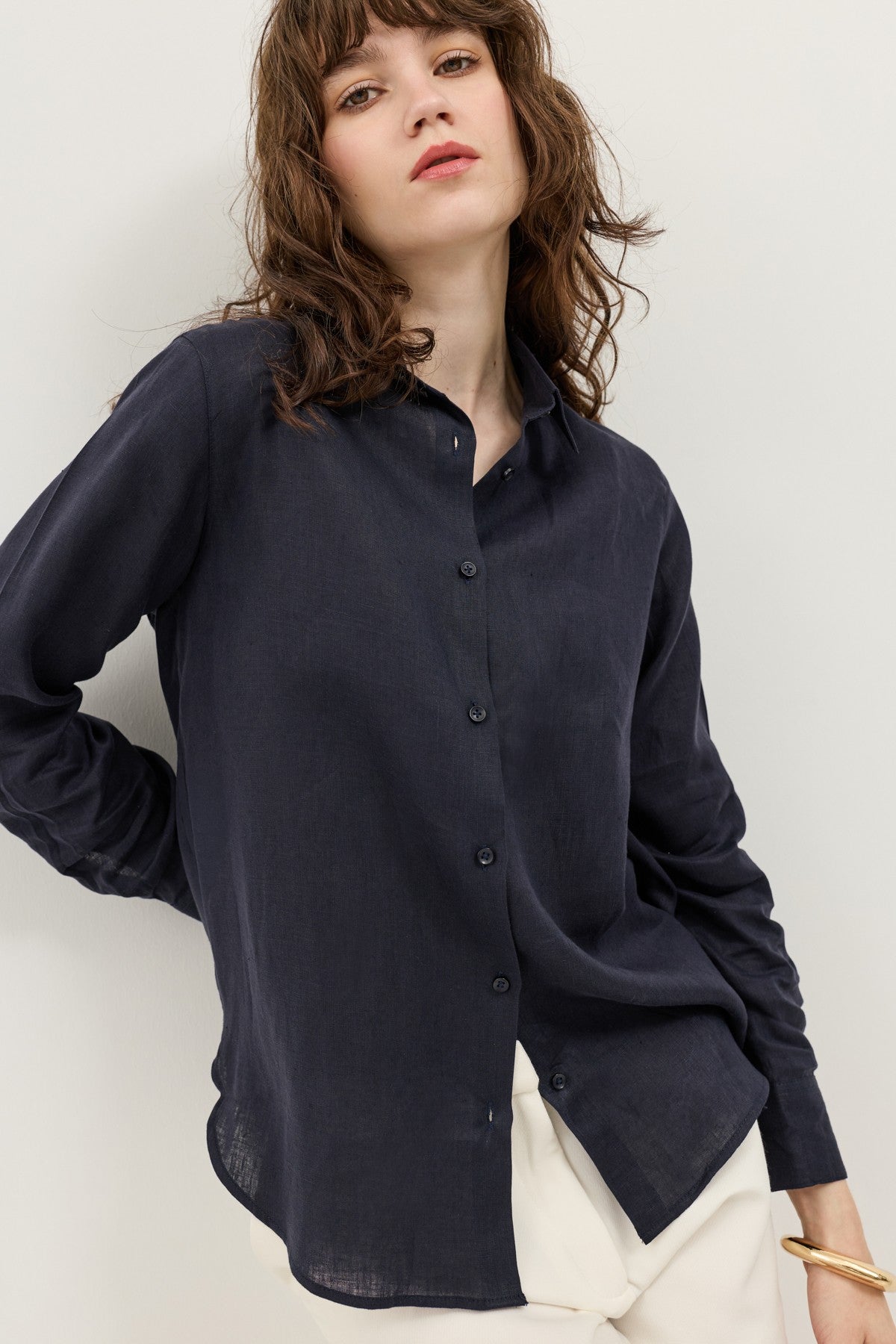 100% Linen Women's Shirt