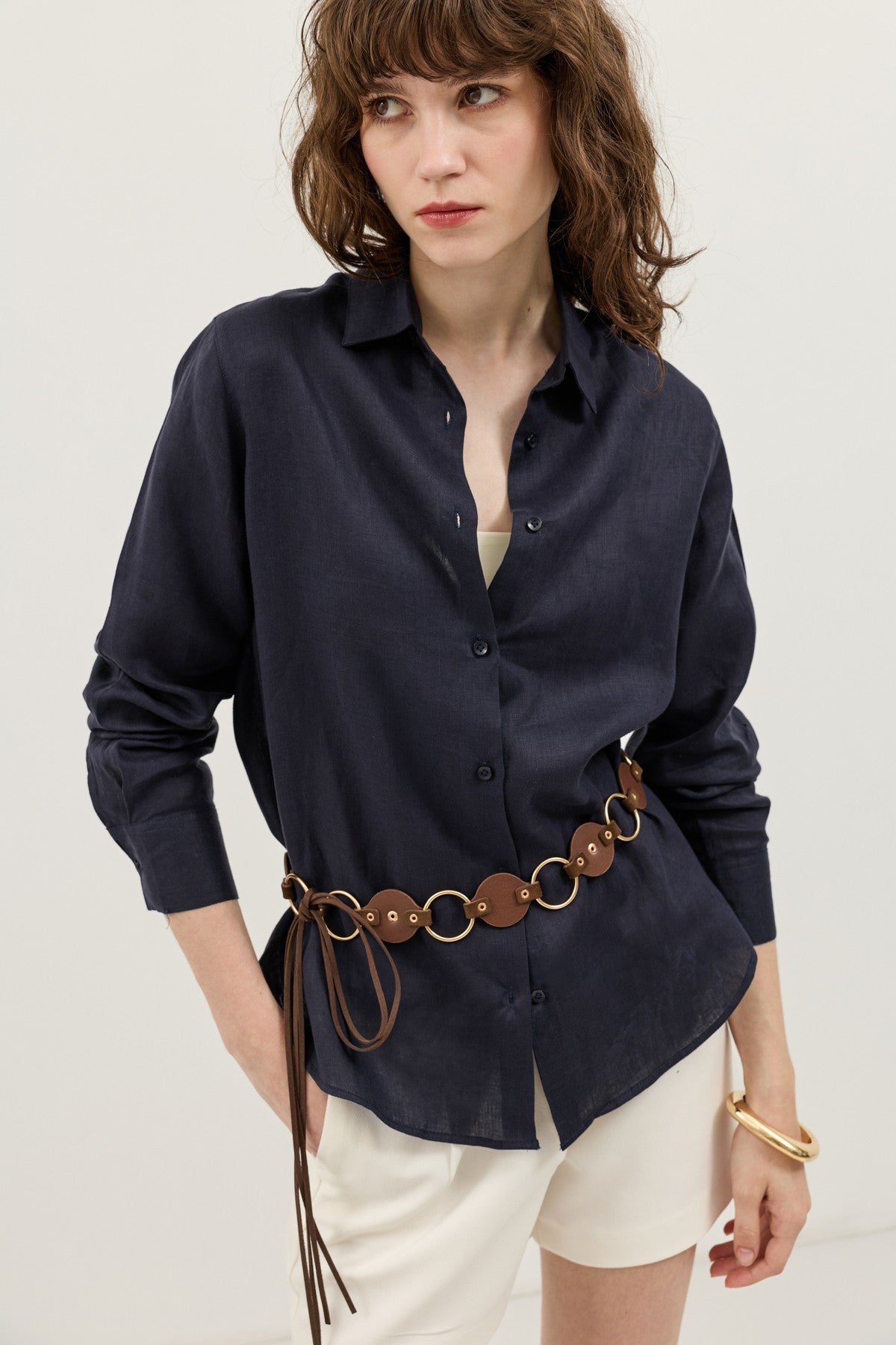 100% Linen Women's Shirt