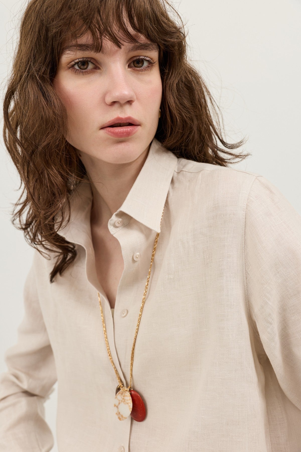 100% Linen Women's Shirt