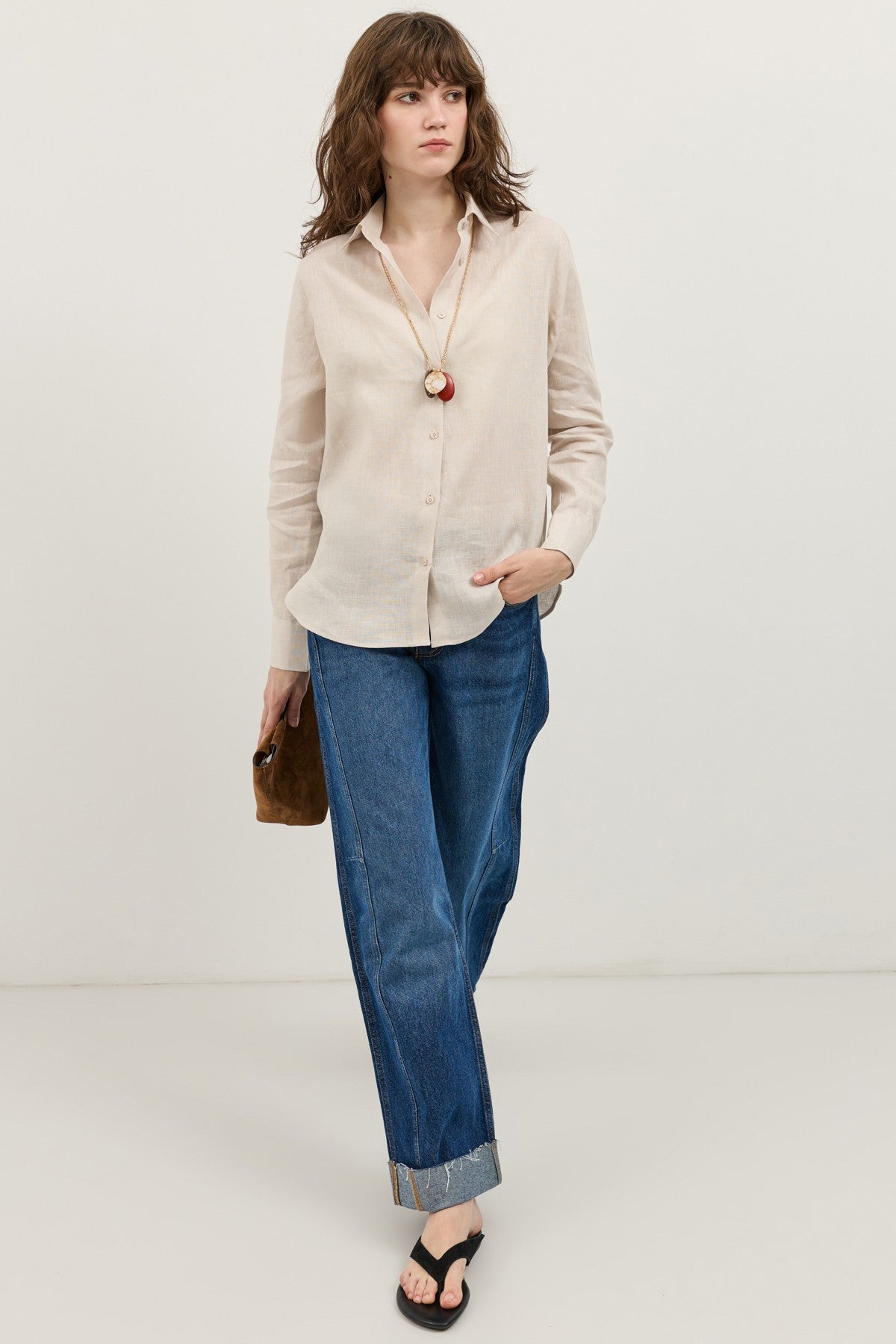 100% Linen Women's Shirt