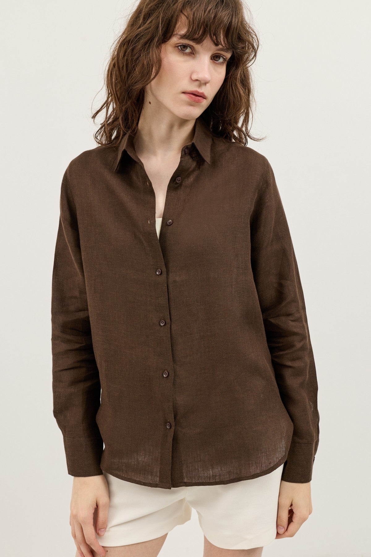 100% Linen Women's Shirt