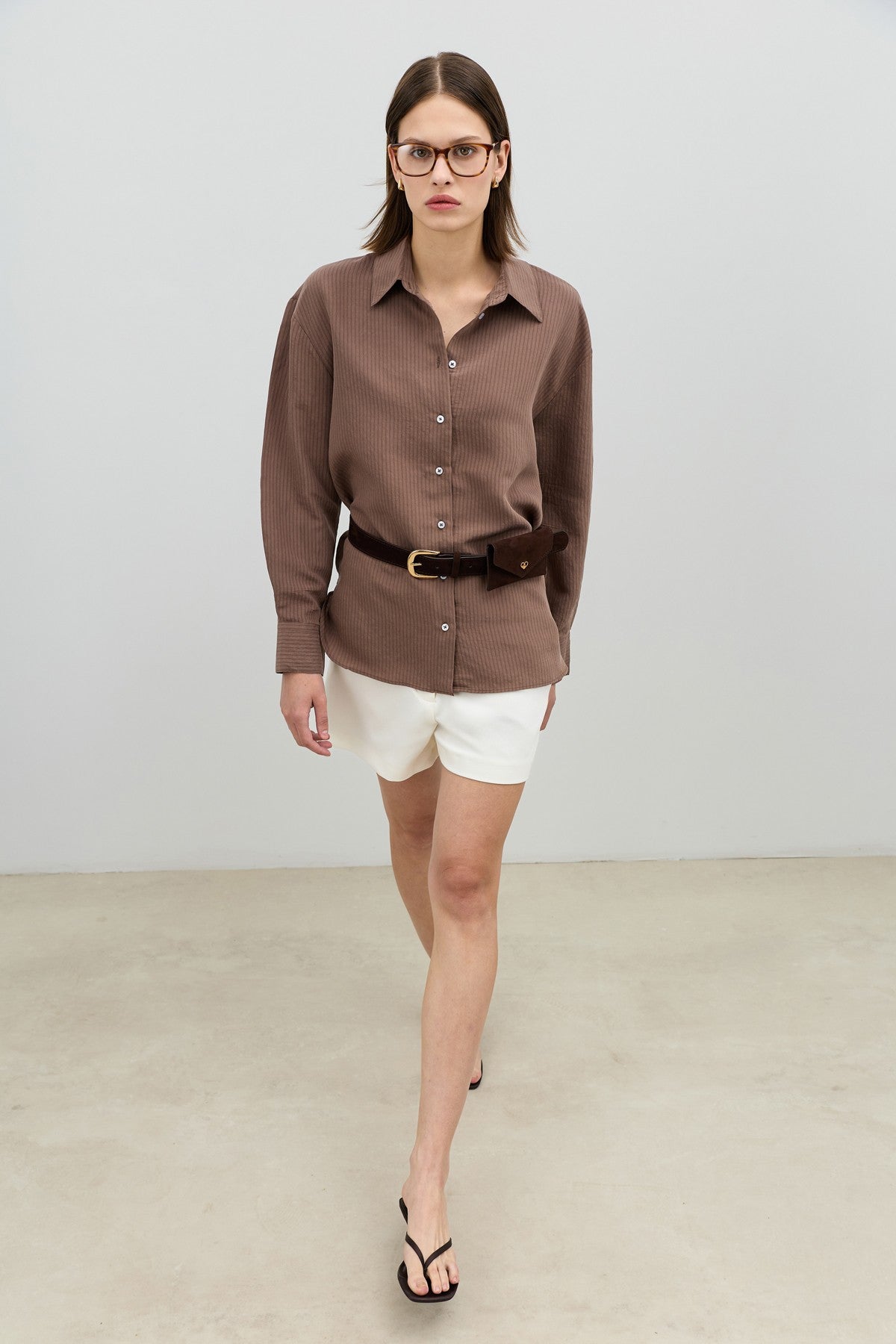 Antioch Women's Striped Shirt with Modal Blend