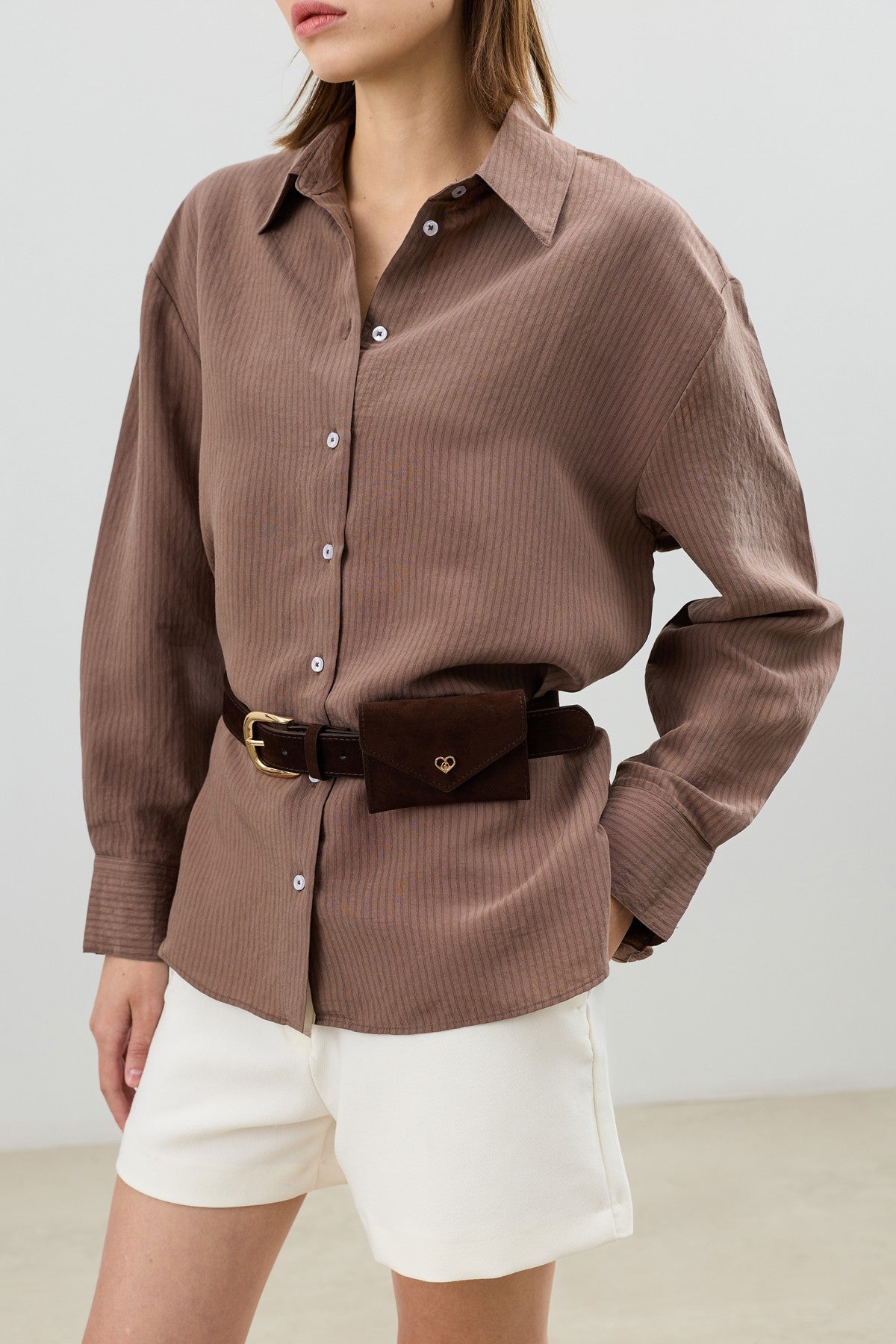 Antioch Women's Striped Shirt with Modal Blend