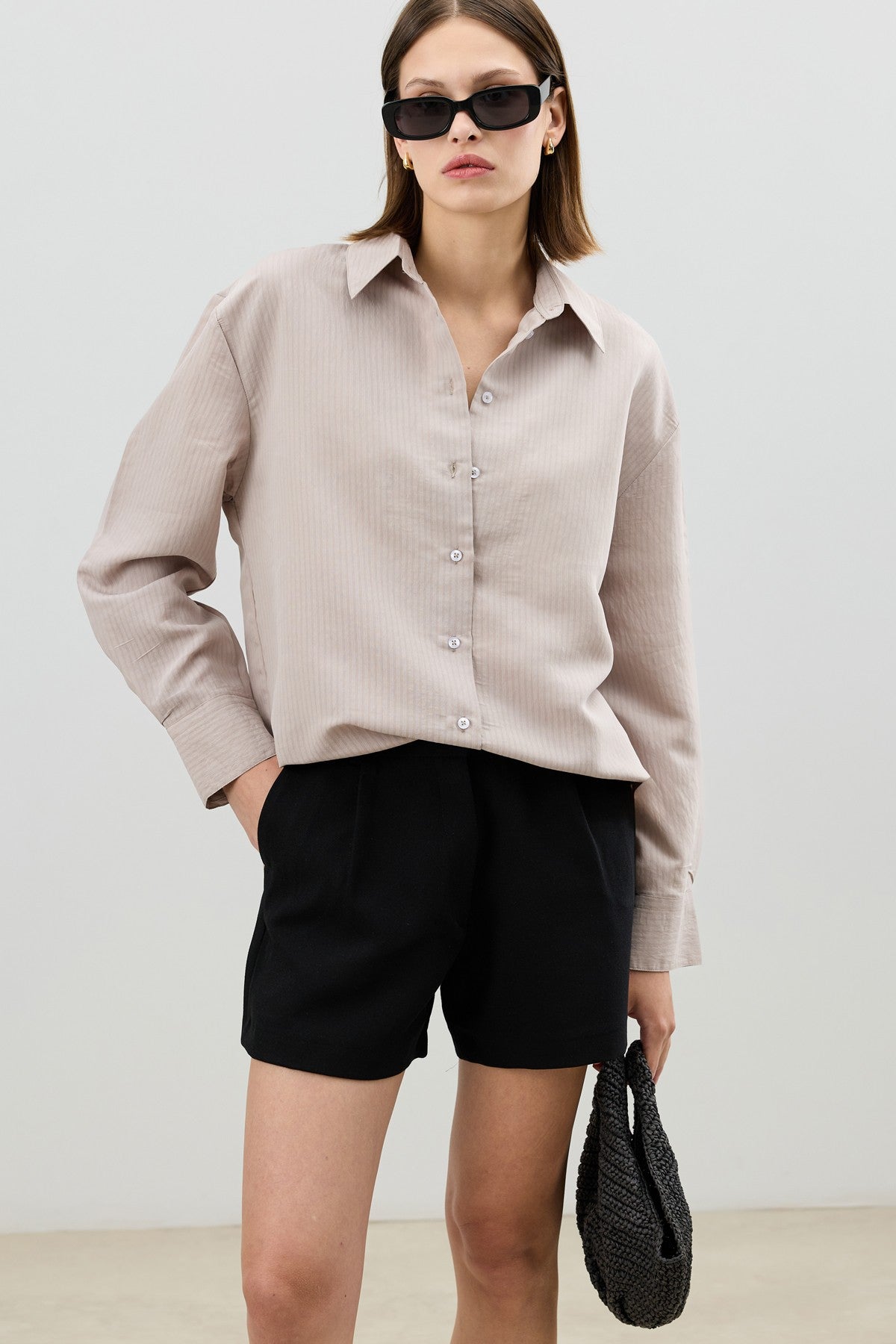 Antioch Women's Striped Shirt with Modal Blend