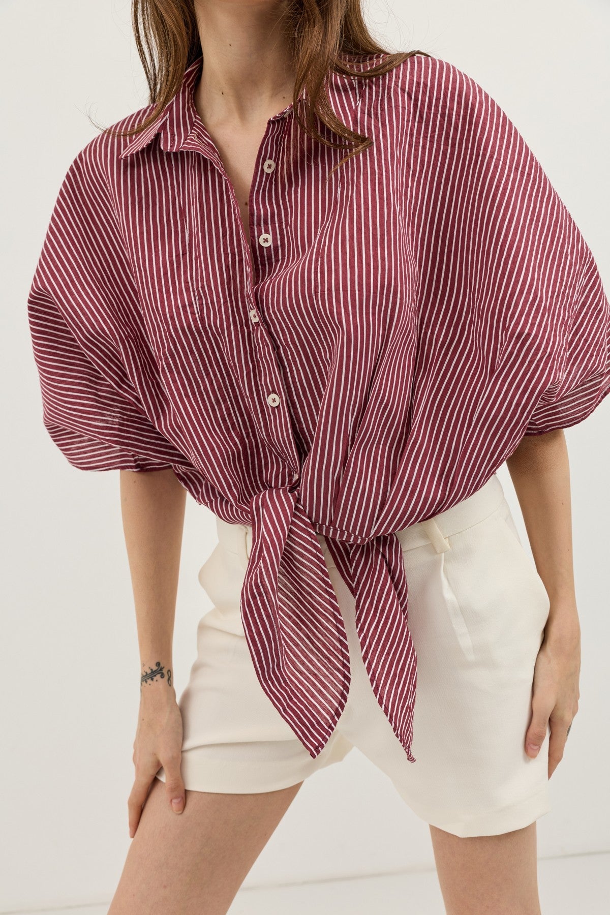 Antioch Knotted Striped Women's Shirt