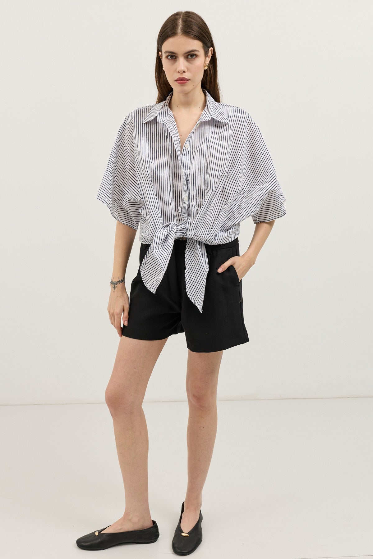 Antioch Knotted Striped Women's Shirt