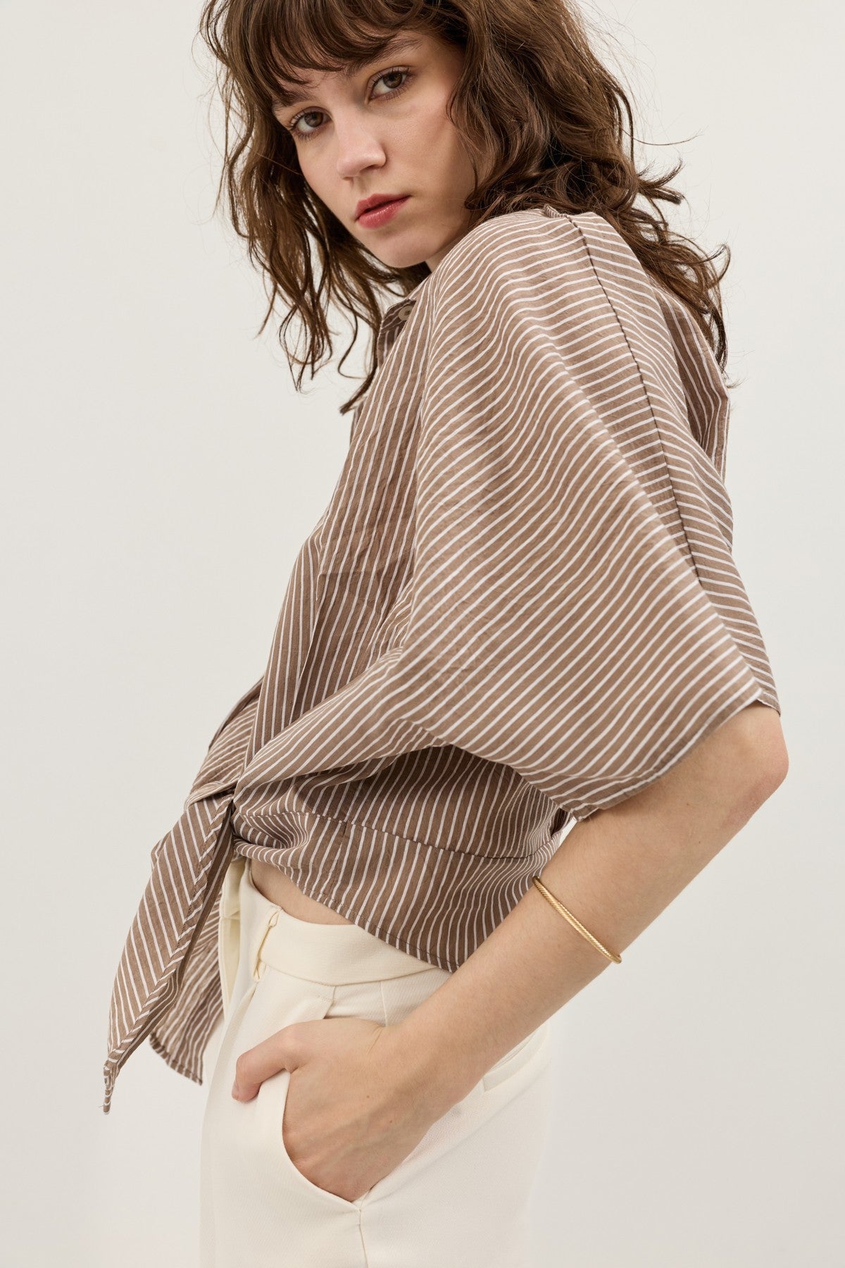 Antioch Knotted Striped Women's Shirt