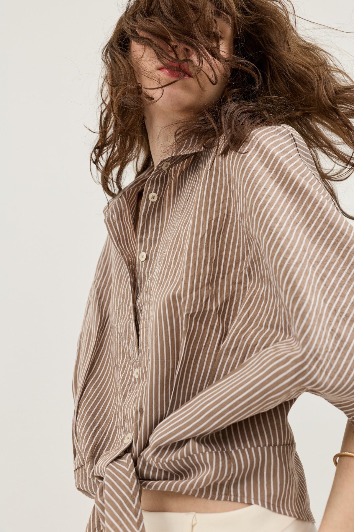 Antioch Knotted Striped Women's Shirt