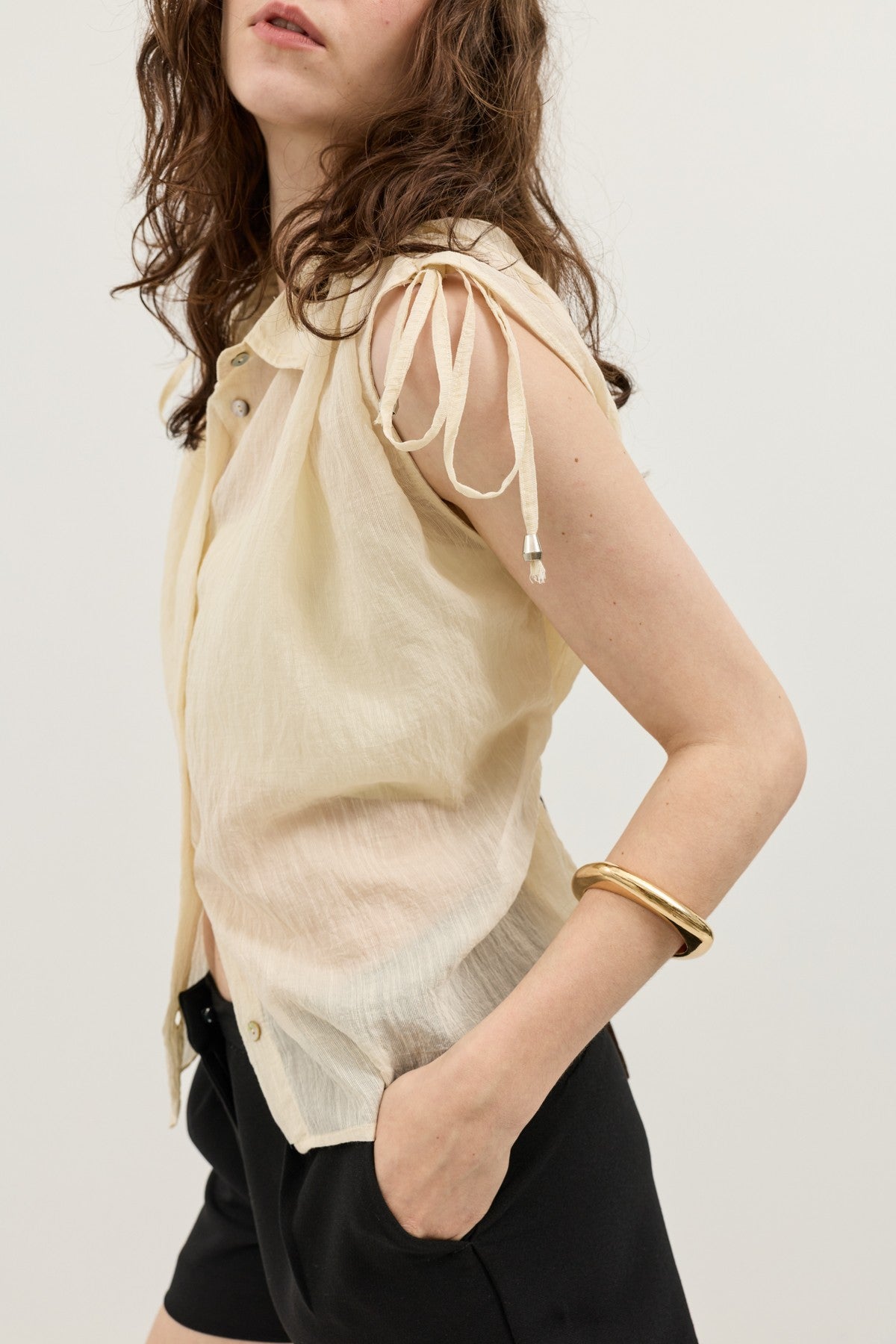 Semi-Transparent Women's Shirt