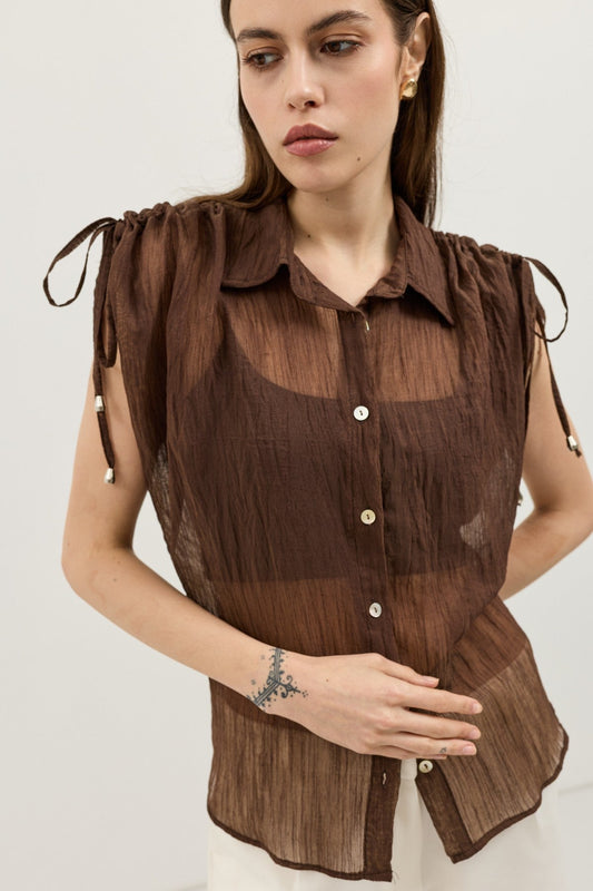 Semi-Transparent Women's Shirt