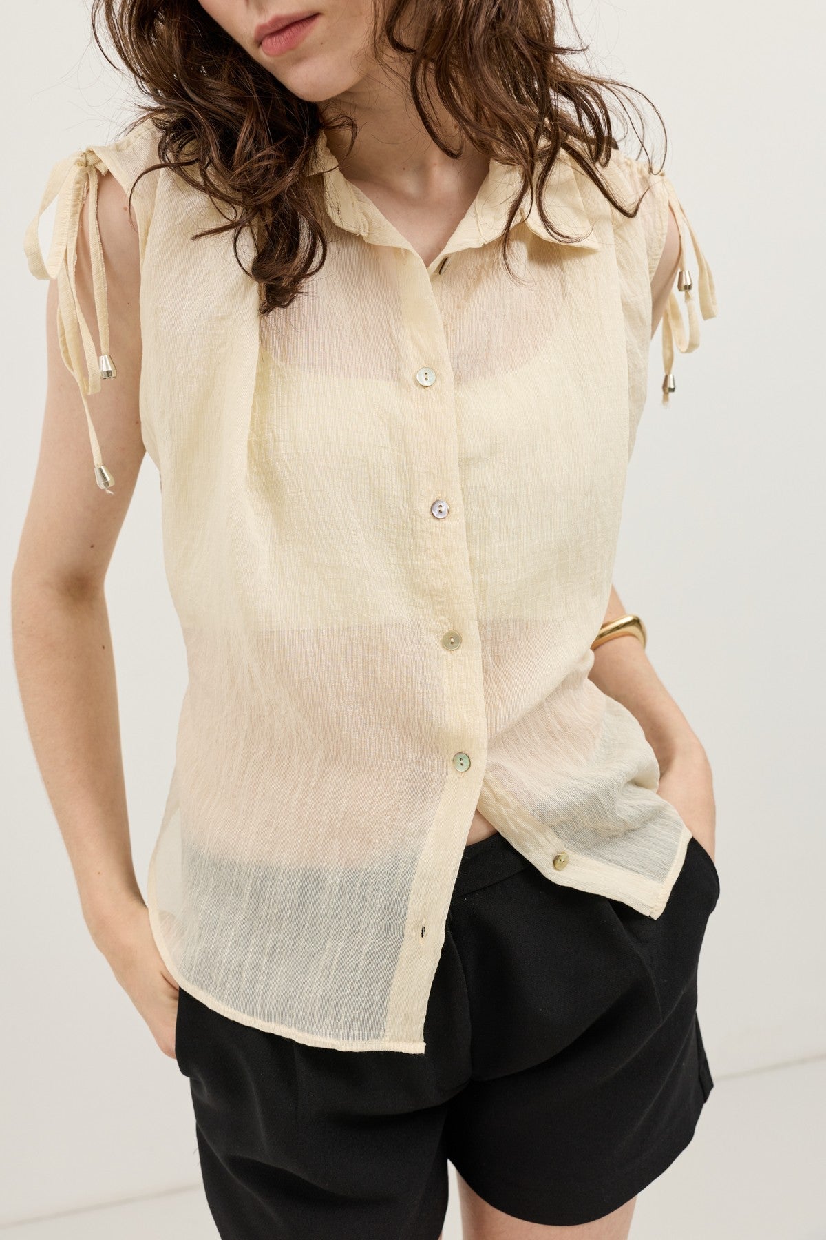 Semi-Transparent Women's Shirt