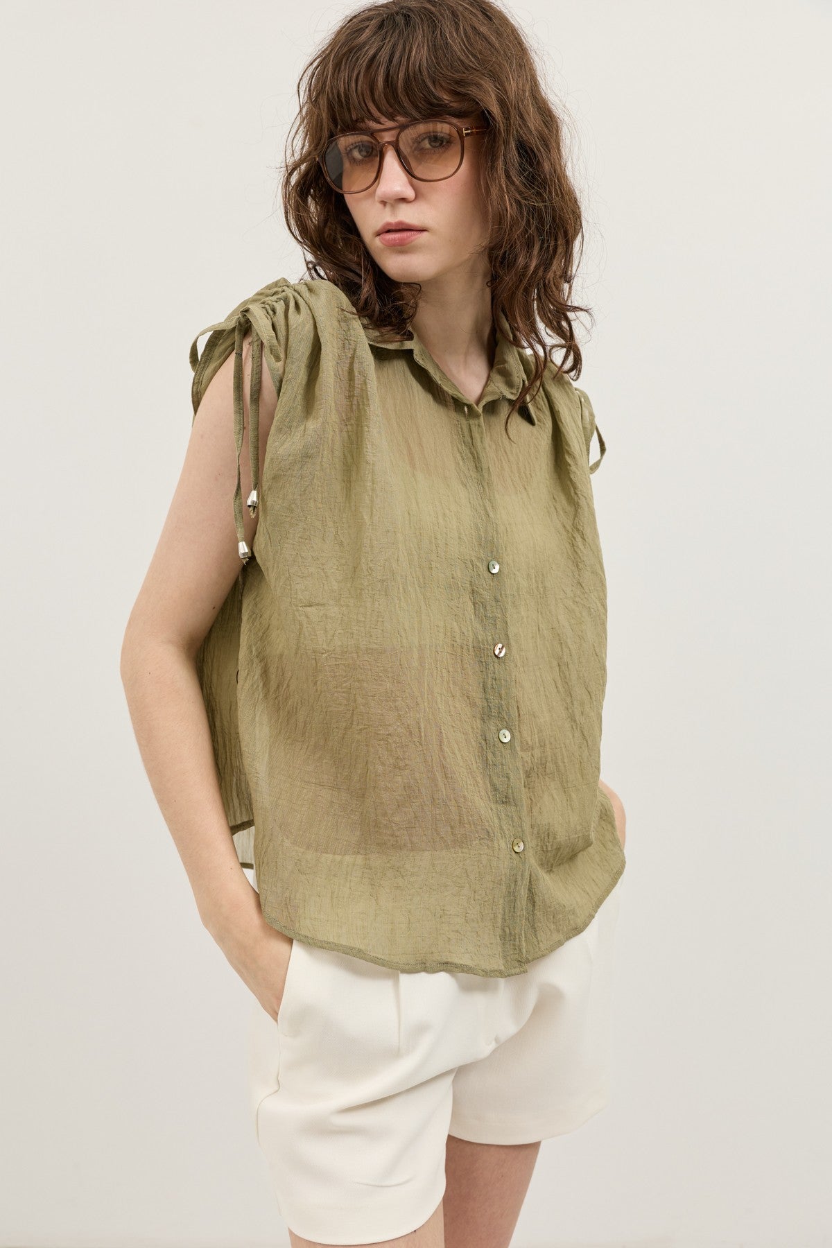 Semi-Transparent Women's Shirt