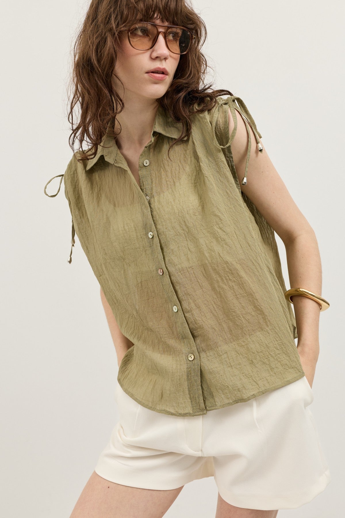 Semi-Transparent Women's Shirt