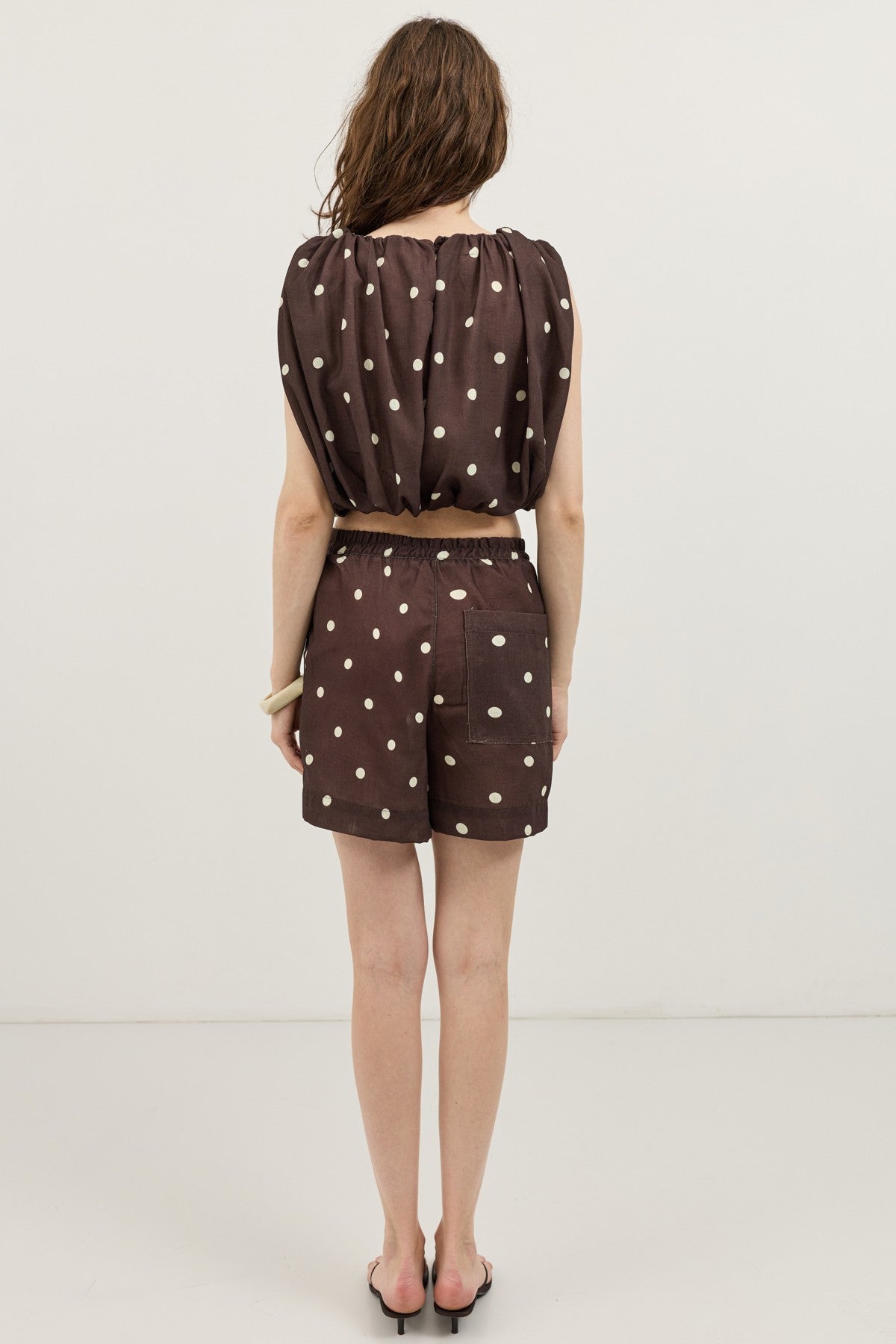 Antioch Polka-Dot Sleeveless Top