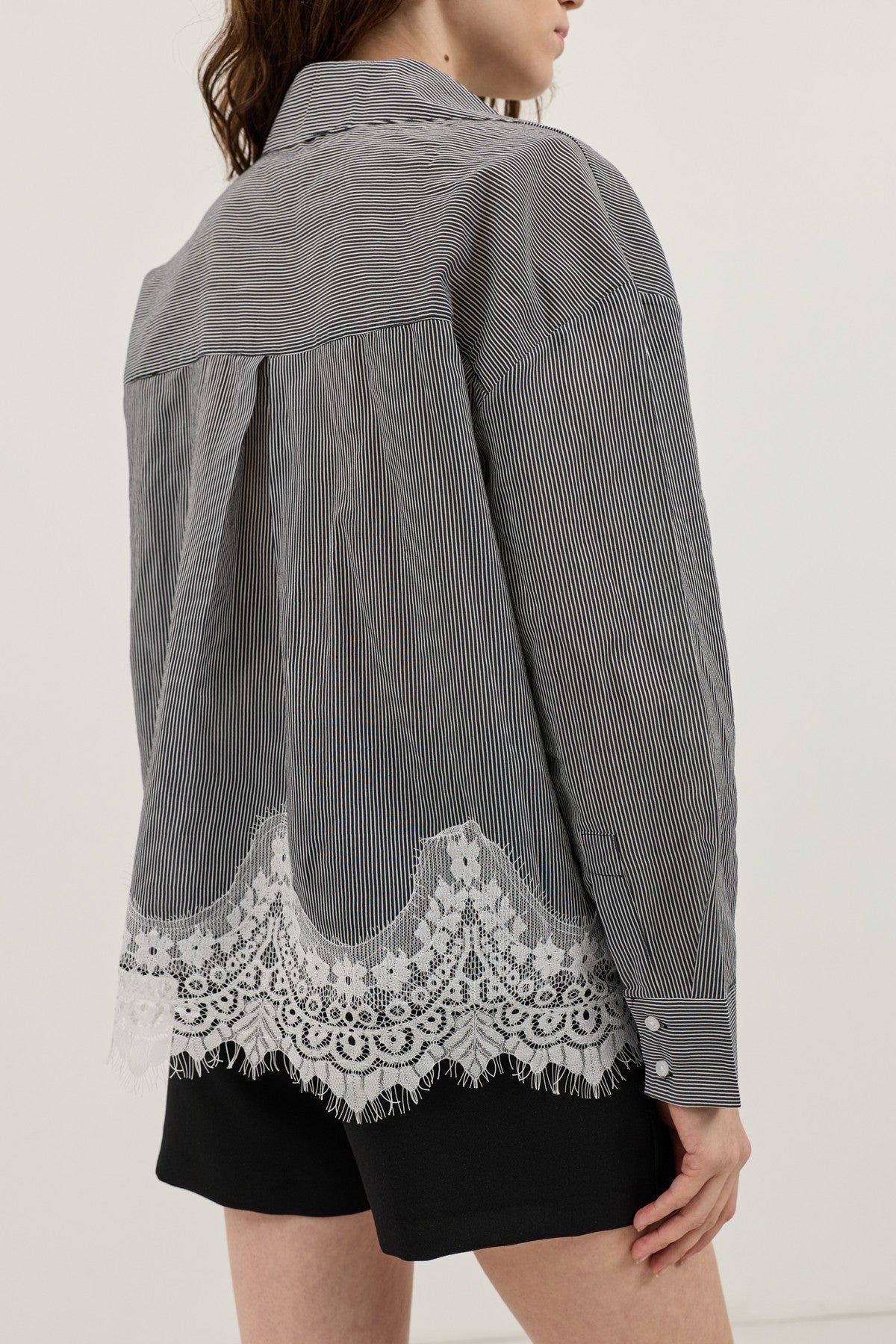 Antioch Blouse with Lace Details