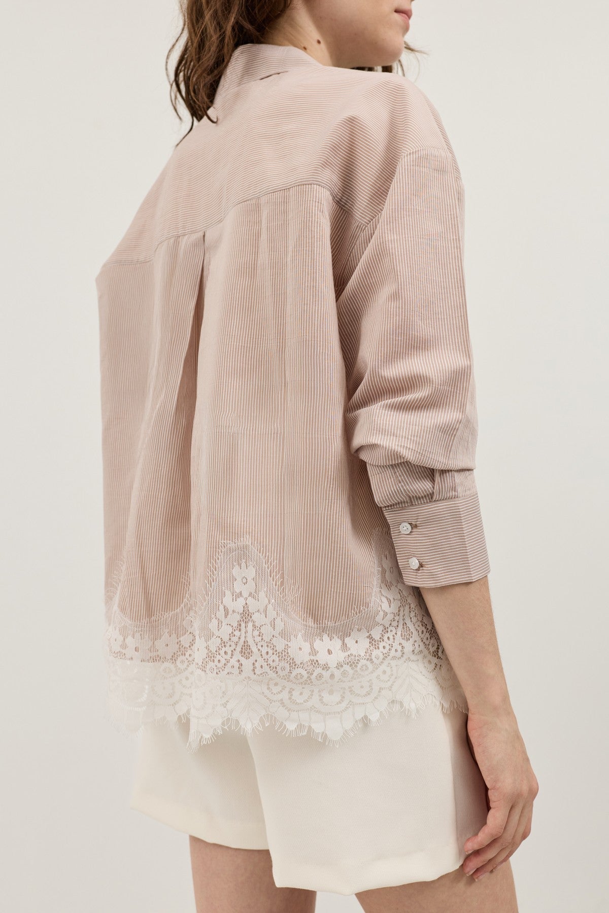 Antioch Blouse with Lace Details