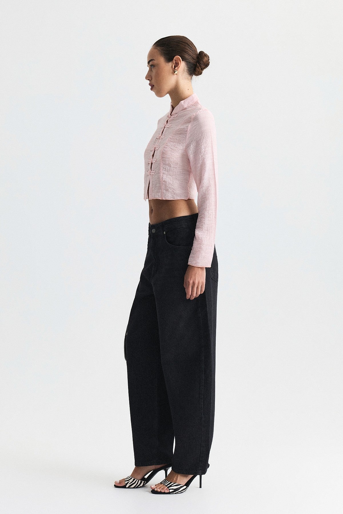 Embellished Button-Down Shirt