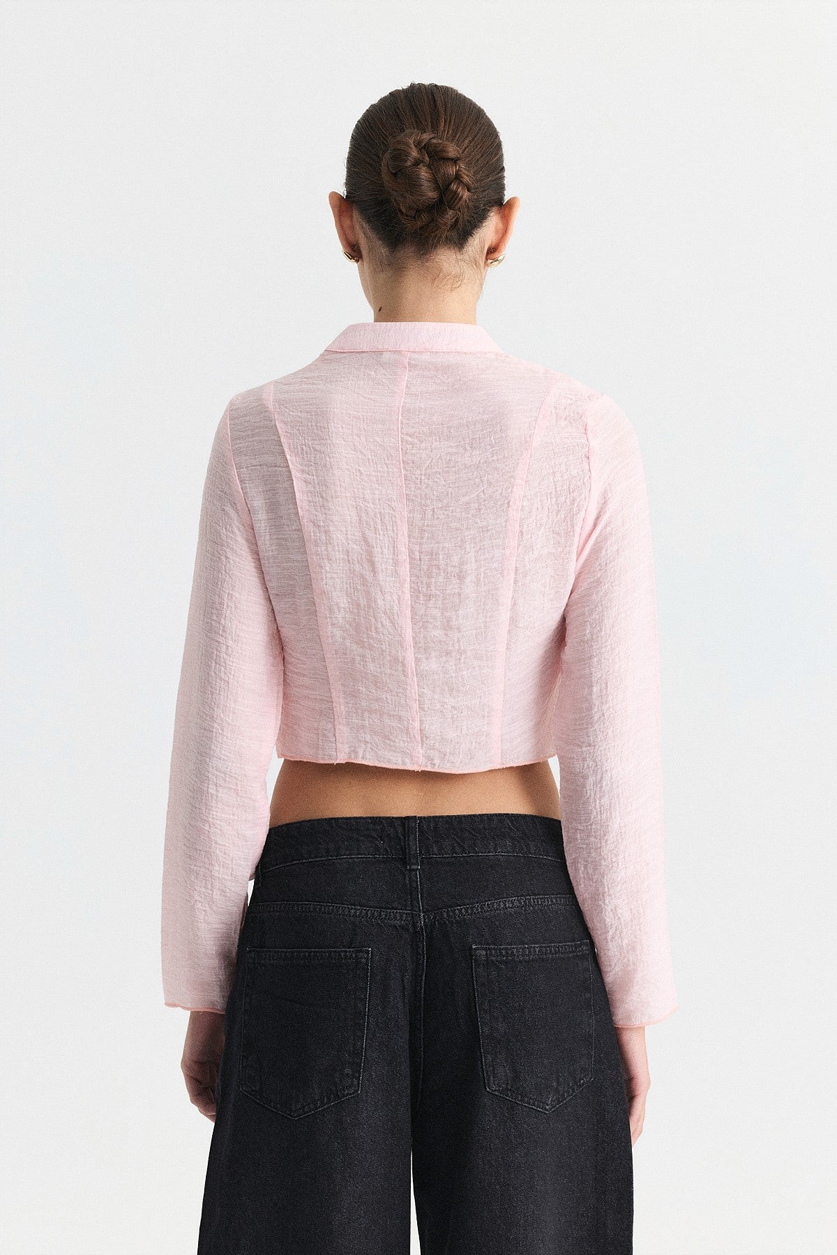 Embellished Button-Down Shirt