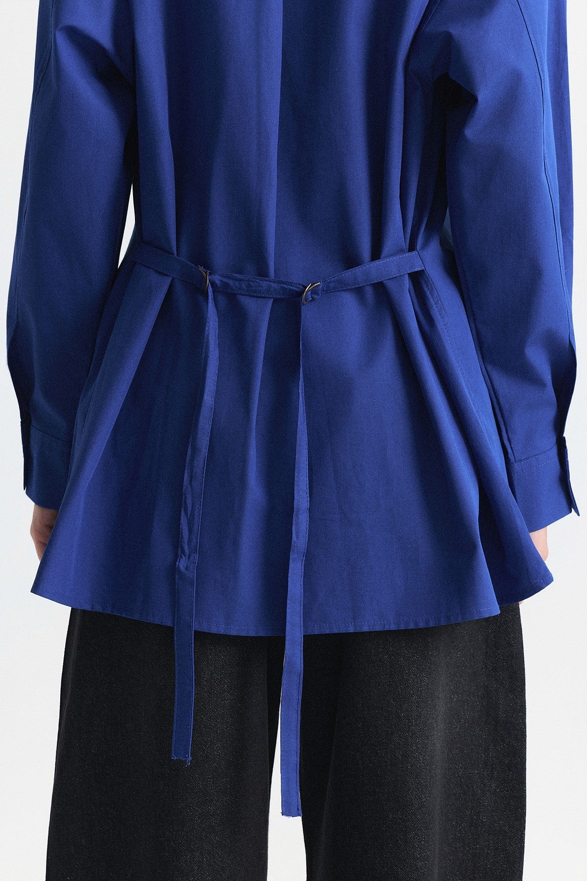 Shirt with a Collar and a Stand-Up Collar