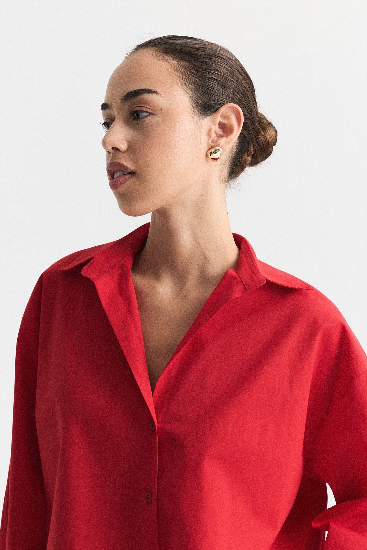 Plain Poplin Shirt