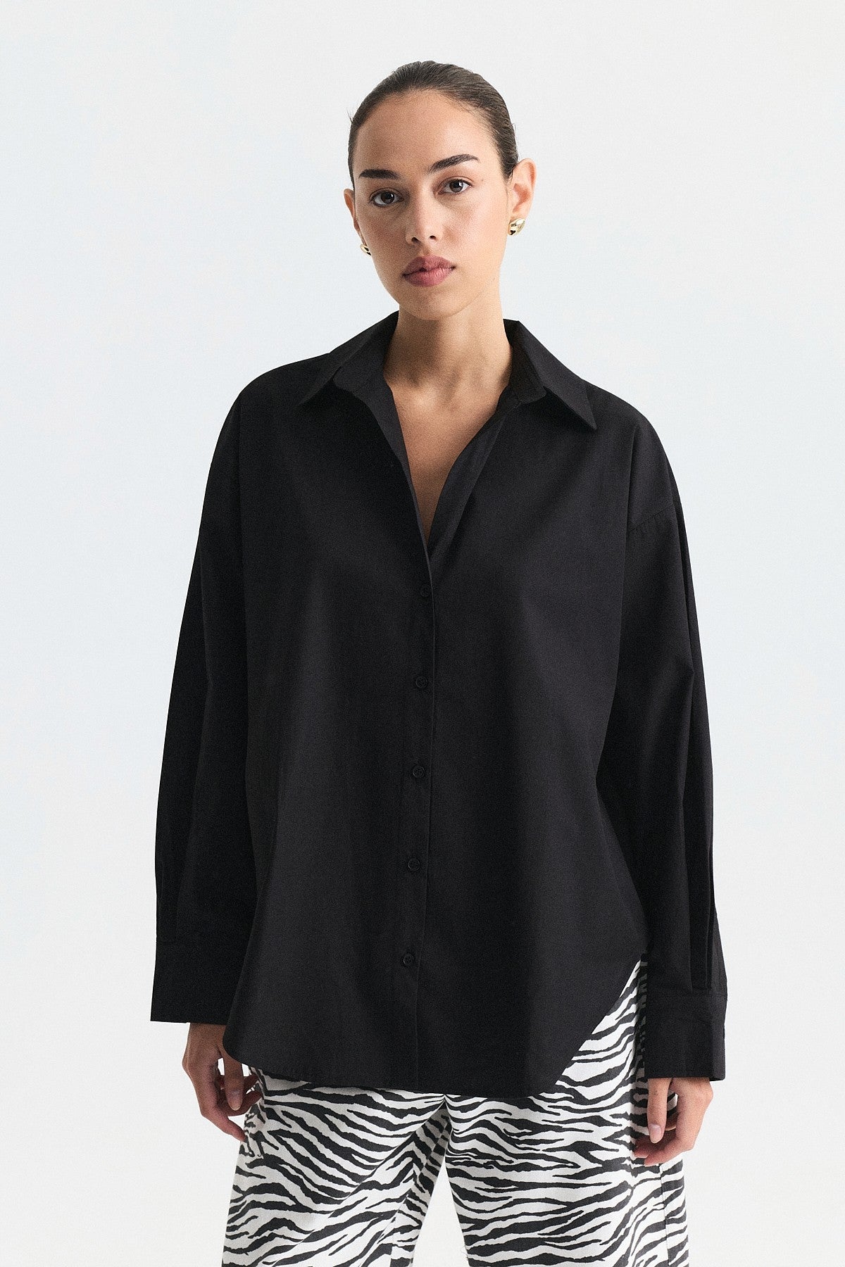 Plain Poplin Shirt