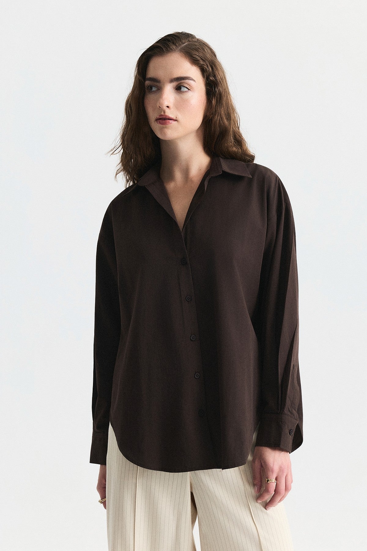 Plain Poplin Shirt