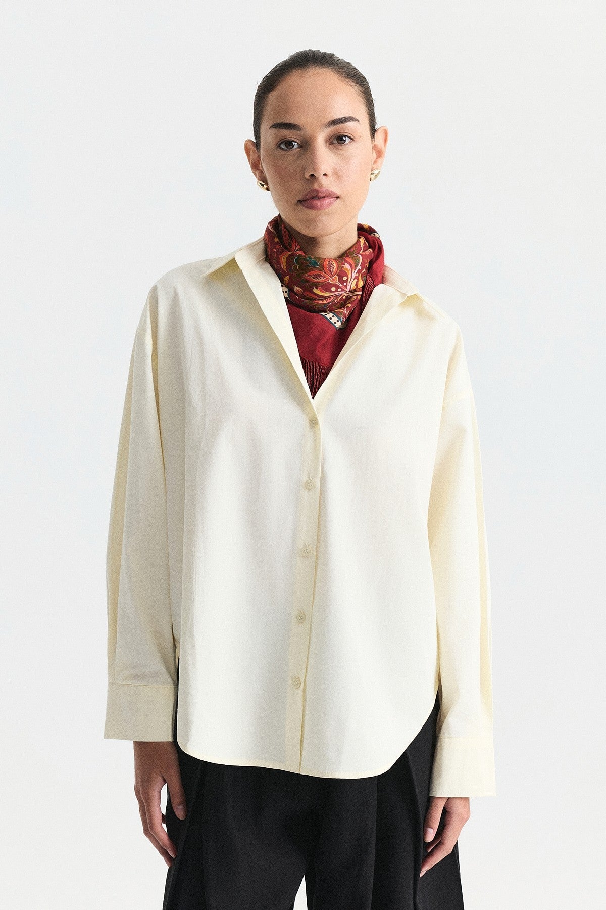 Plain Poplin Shirt