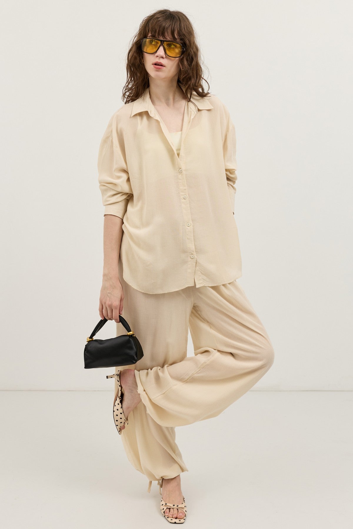 Antioch Lace-Up Balloon-Leg Women's Pants