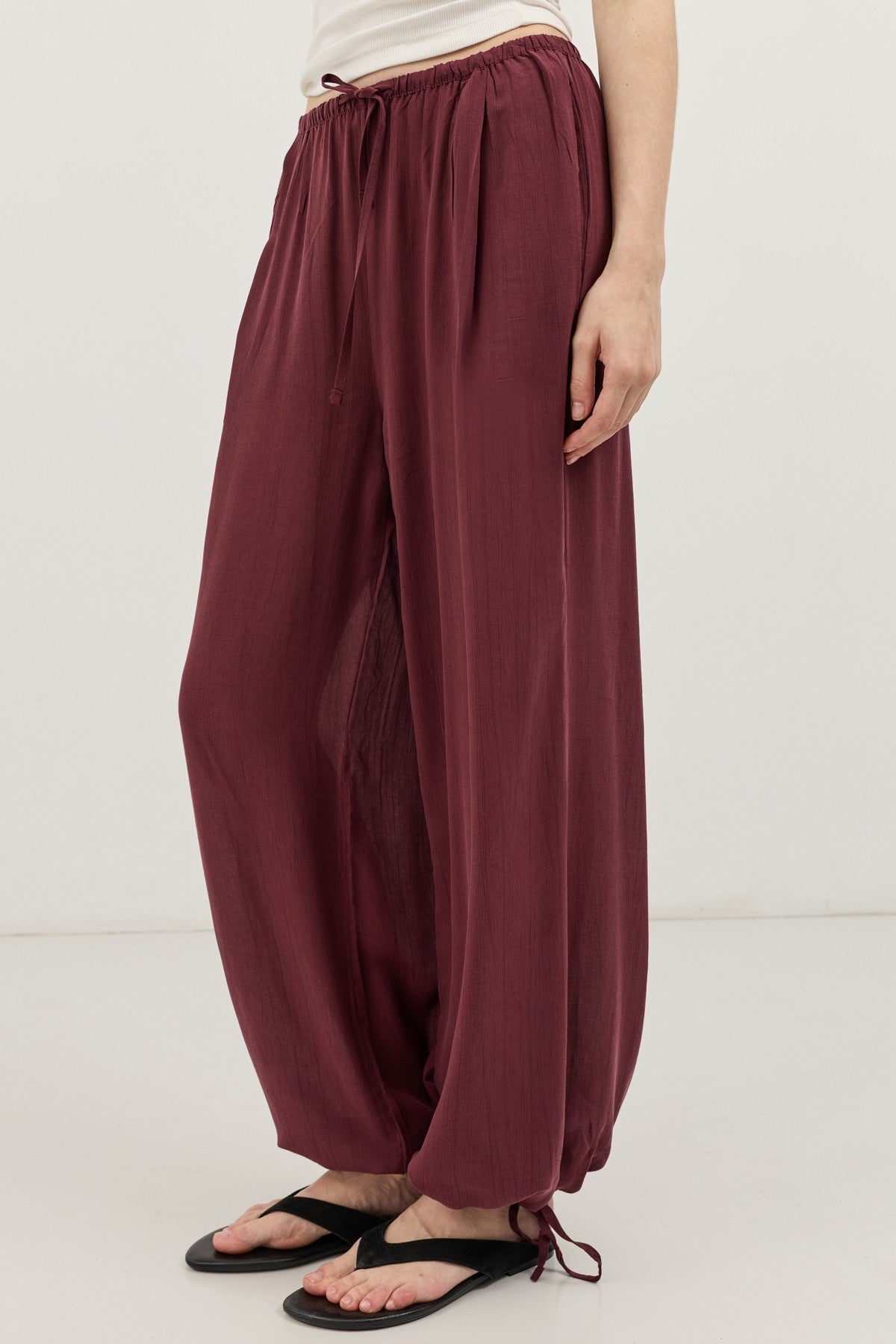 Antioch Lace-Up Balloon-Leg Women's Pants