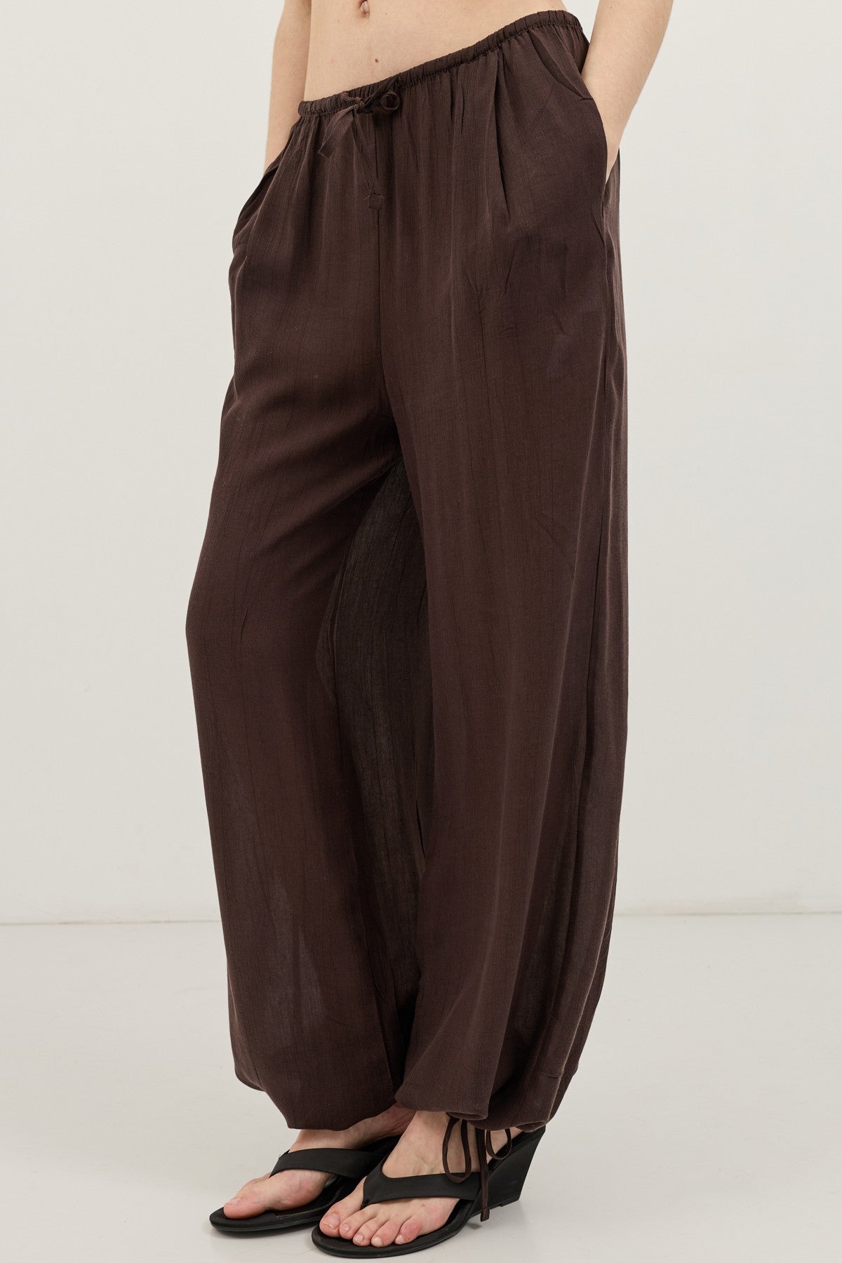 Antioch Lace-Up Balloon-Leg Women's Pants