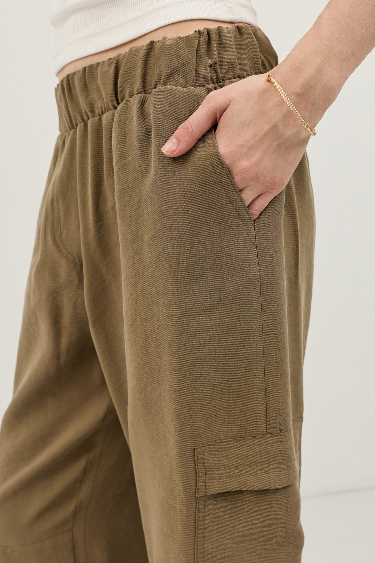 Antioch Lyocell-Blend Barrel Pants