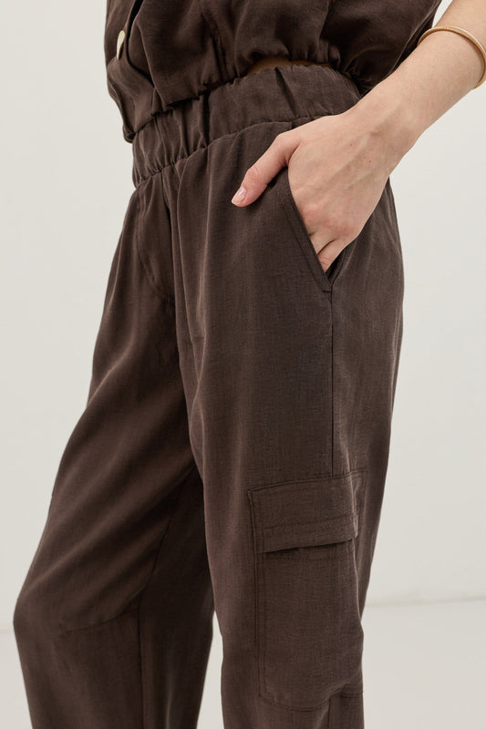 Antioch Lyocell-Blend Barrel Pants