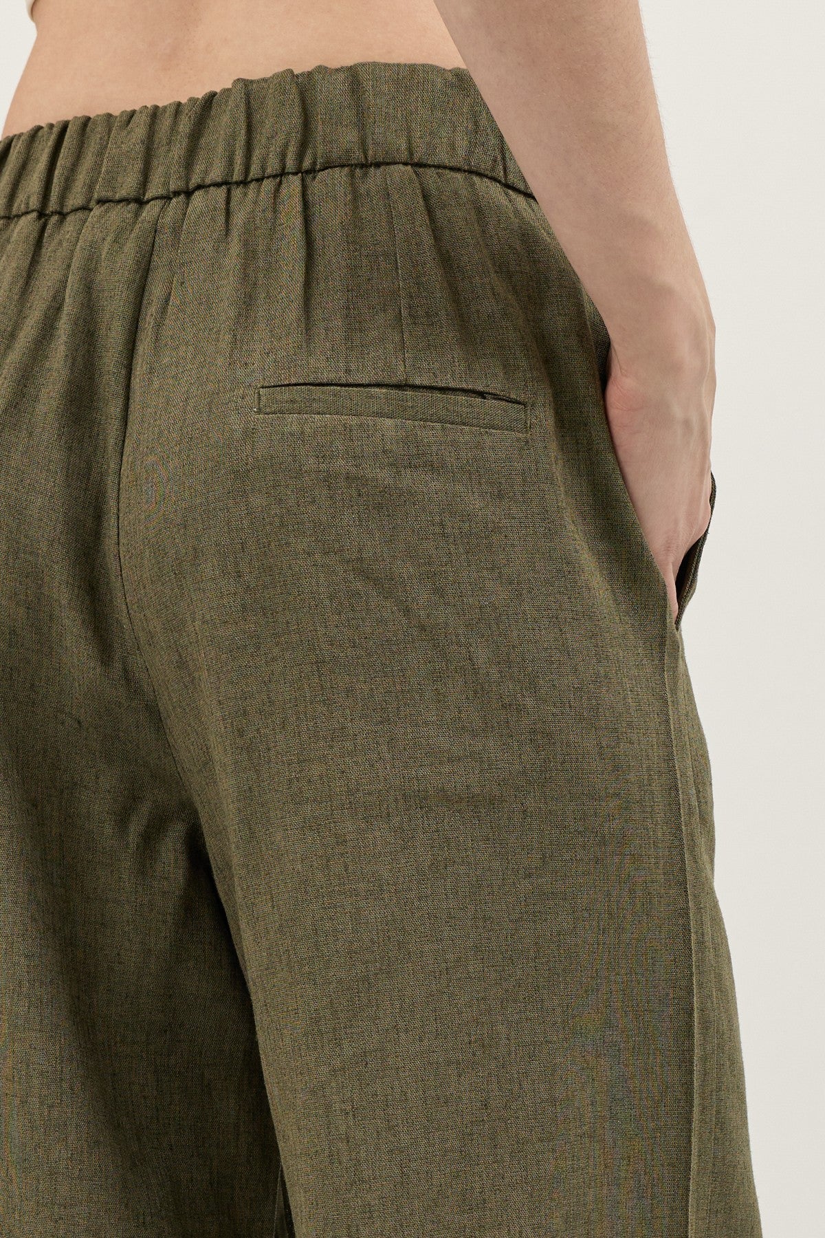 Women's Relaxed-Fit Linen-Blend Shorts