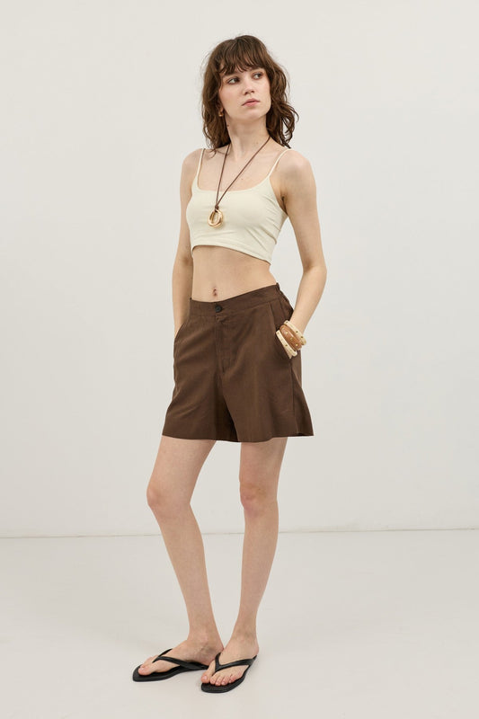 Antioch Women's Linen-Blend Shorts