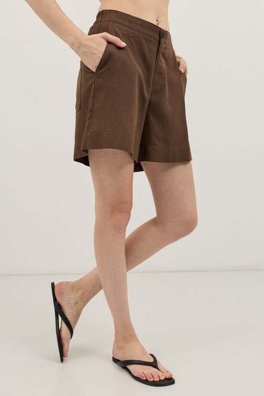 Antioch Women's Linen-Blend Shorts