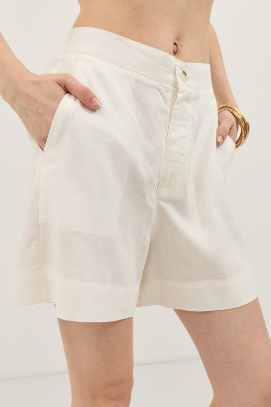 Antioch Women's Linen-Blend Shorts