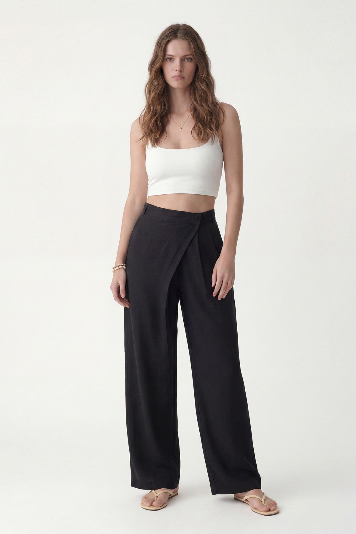 Lyocell-Blend Pareo Pants