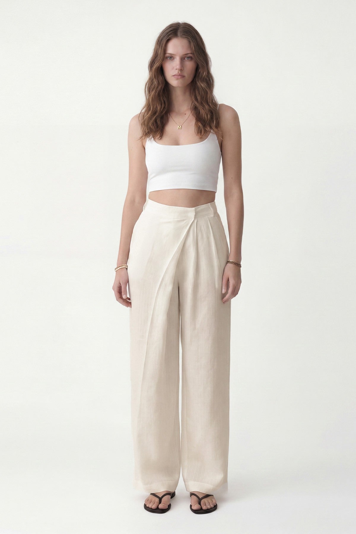 Lyocell-Blend Pareo Pants