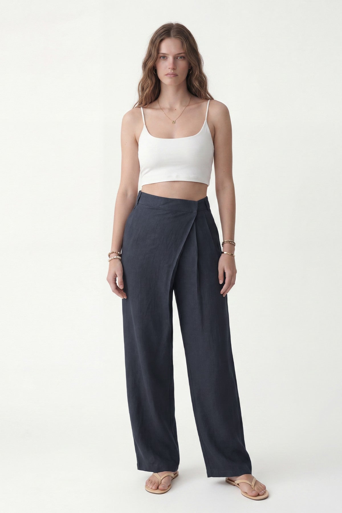 Lyocell-Blend Pareo Pants