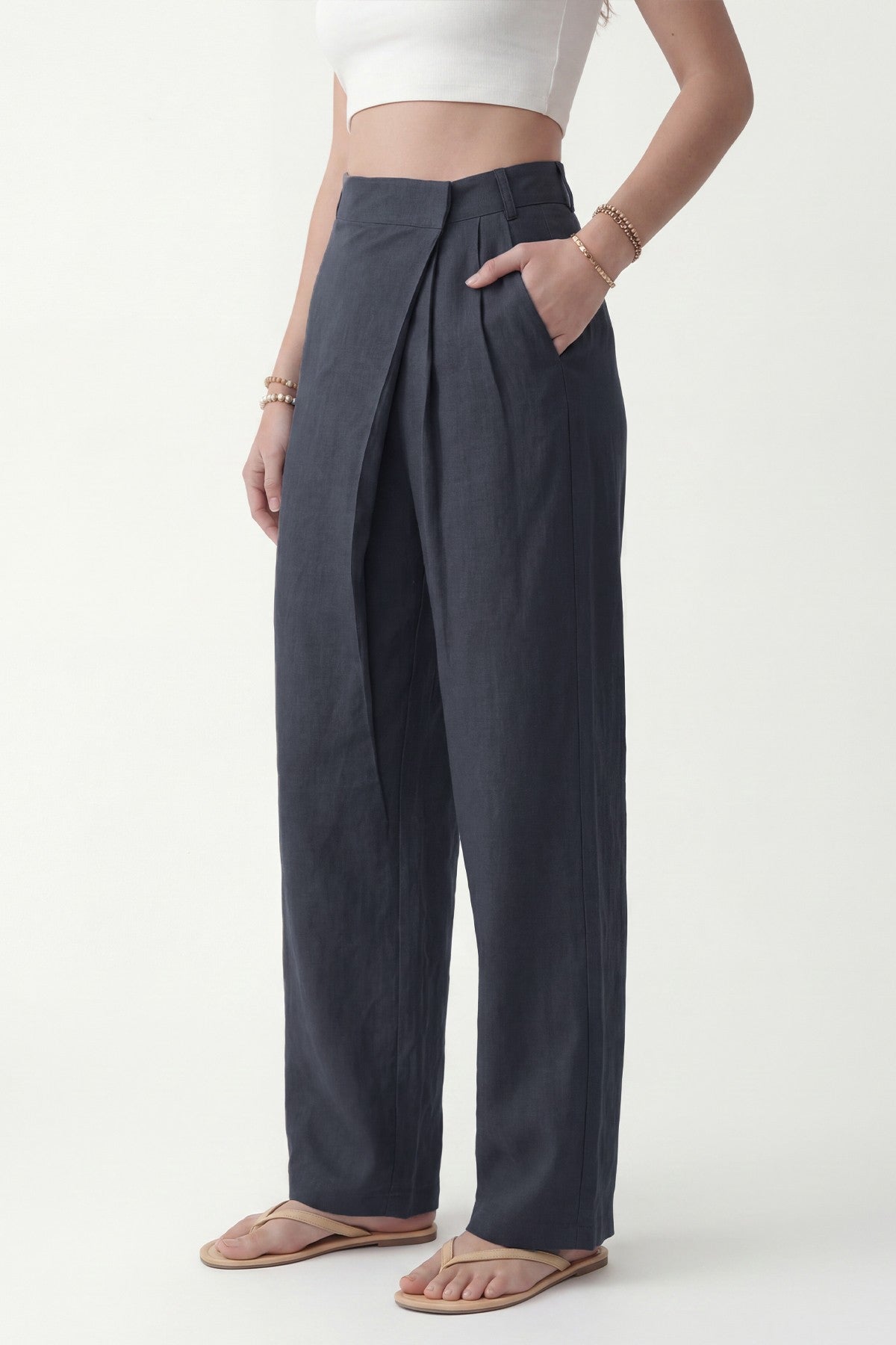 Lyocell-Blend Pareo Pants