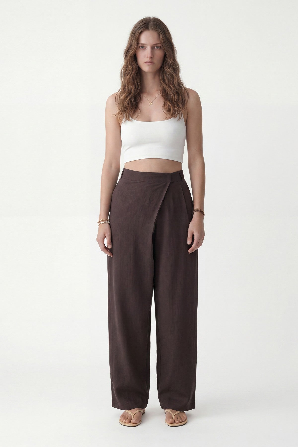 Lyocell-Blend Pareo Pants