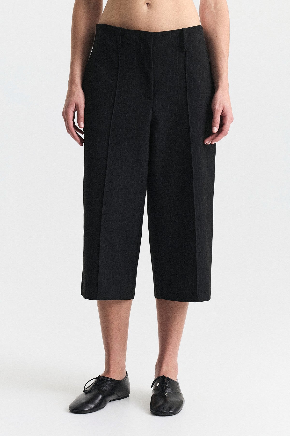 Striped Bermuda Shorts