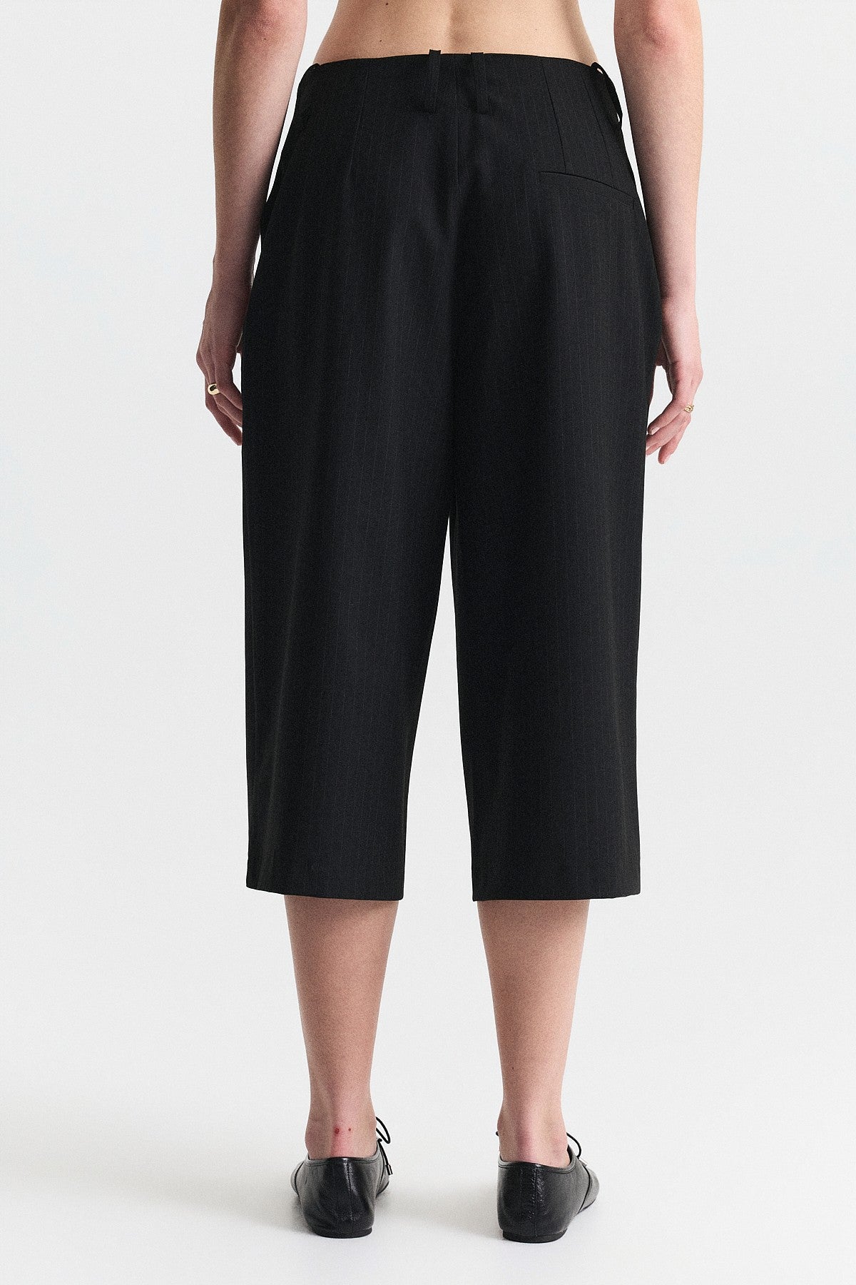Striped Bermuda Shorts