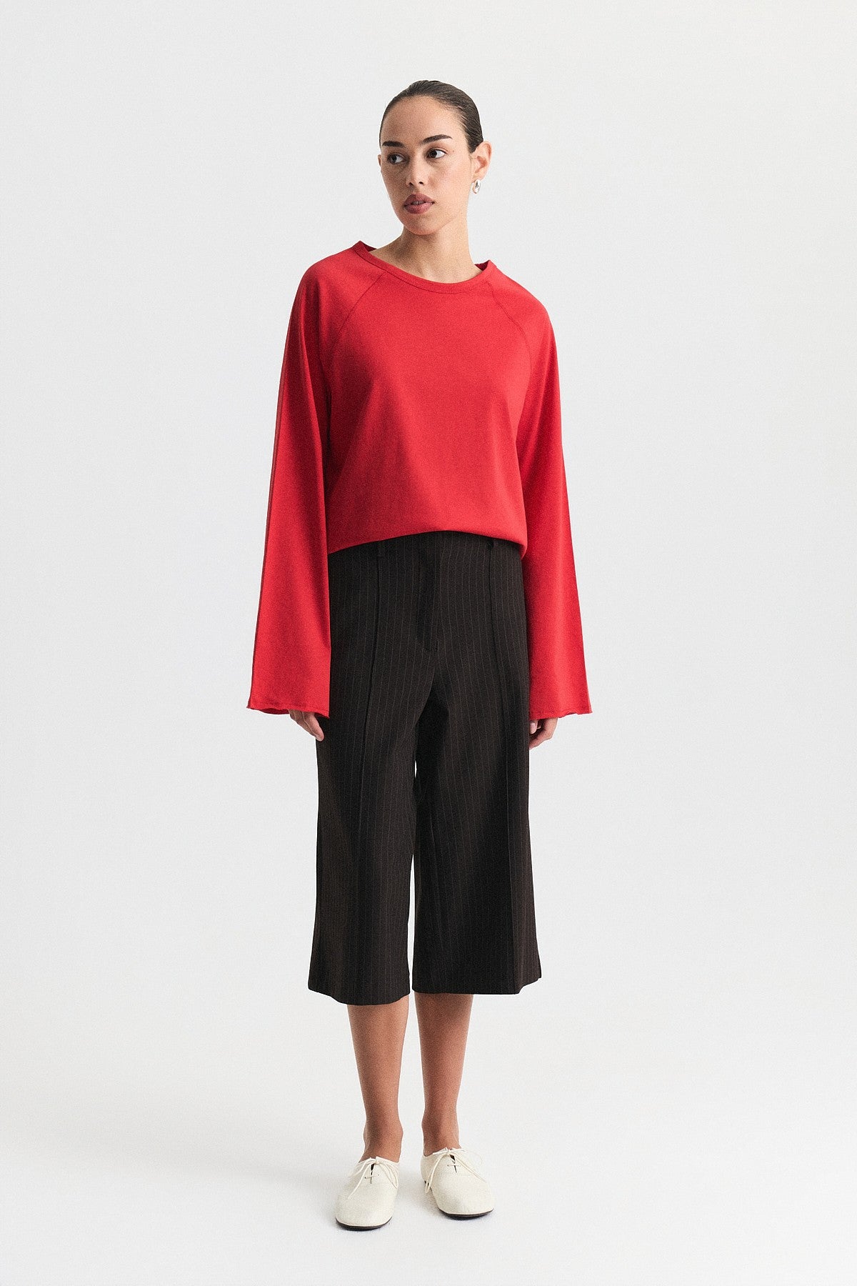 Striped Bermuda Shorts