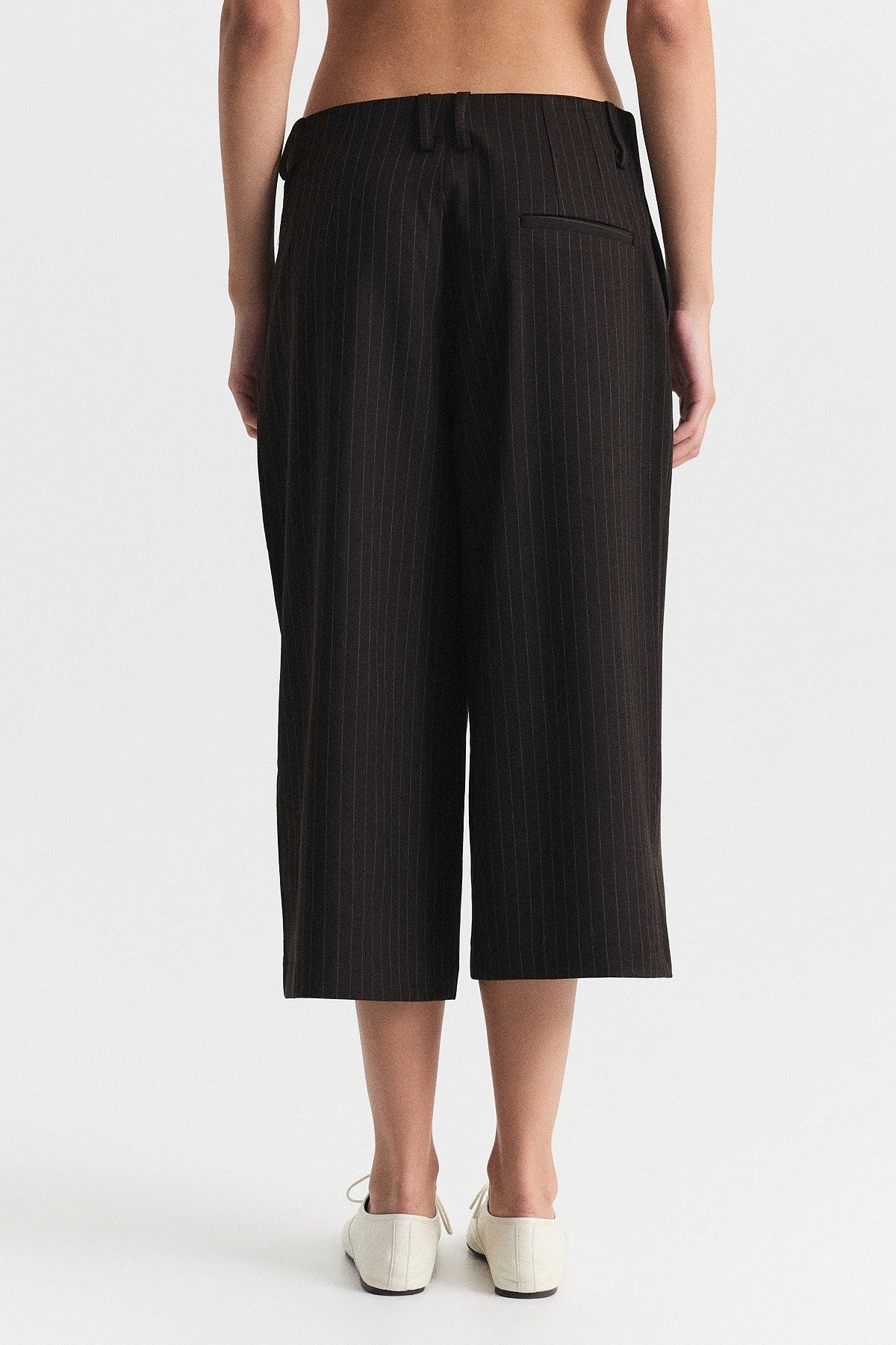 Striped Bermuda Shorts