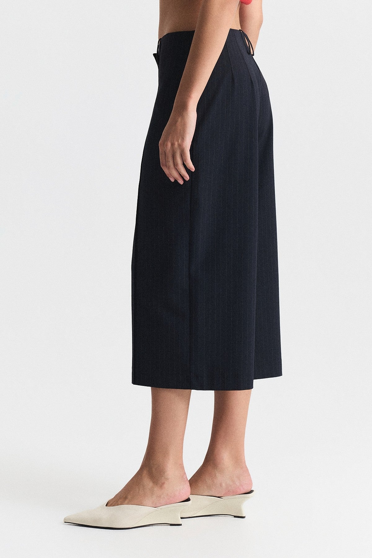 Striped Bermuda Shorts