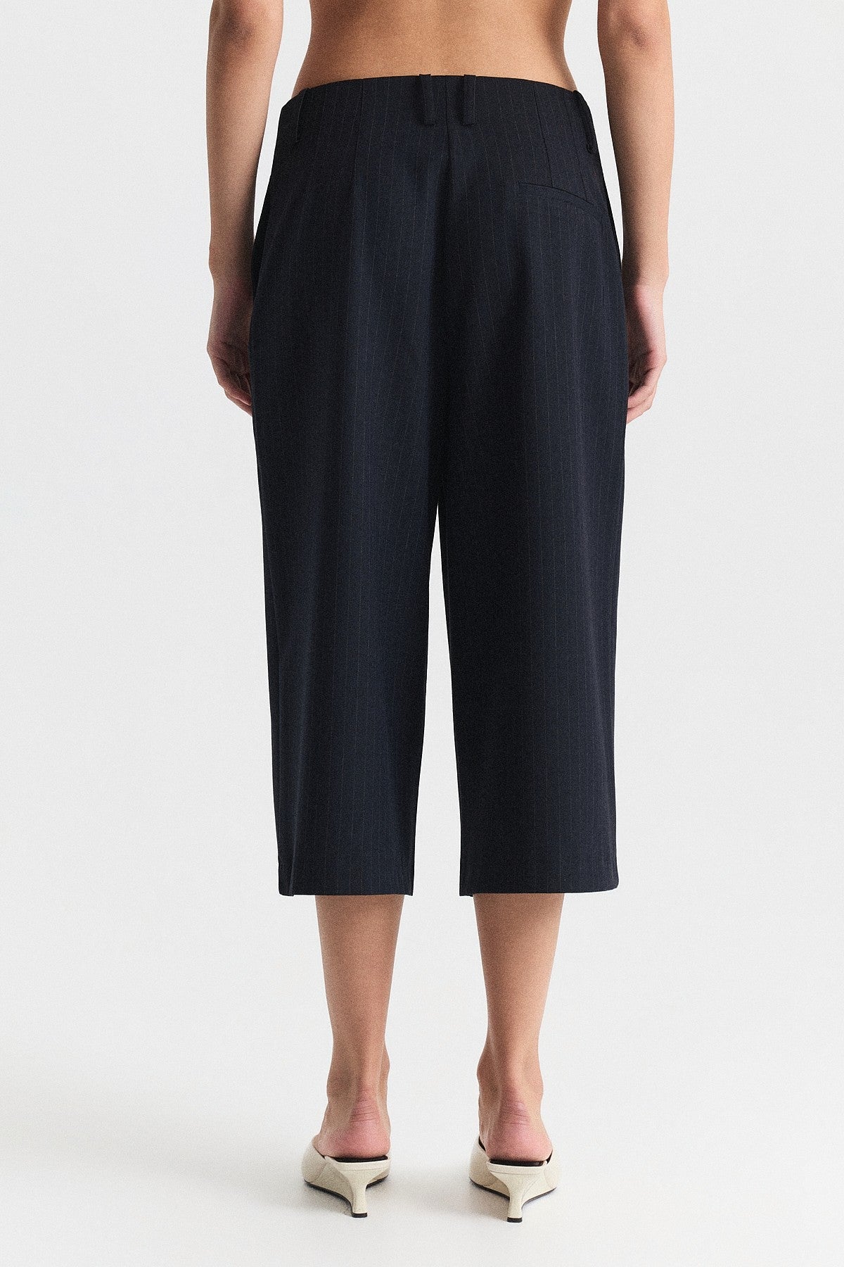 Striped Bermuda Shorts
