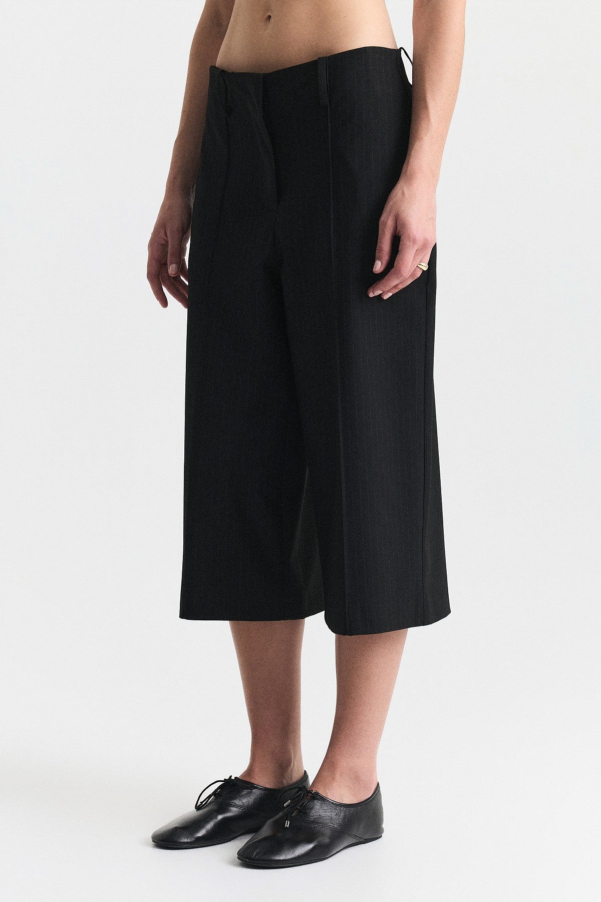 Striped Bermuda Shorts
