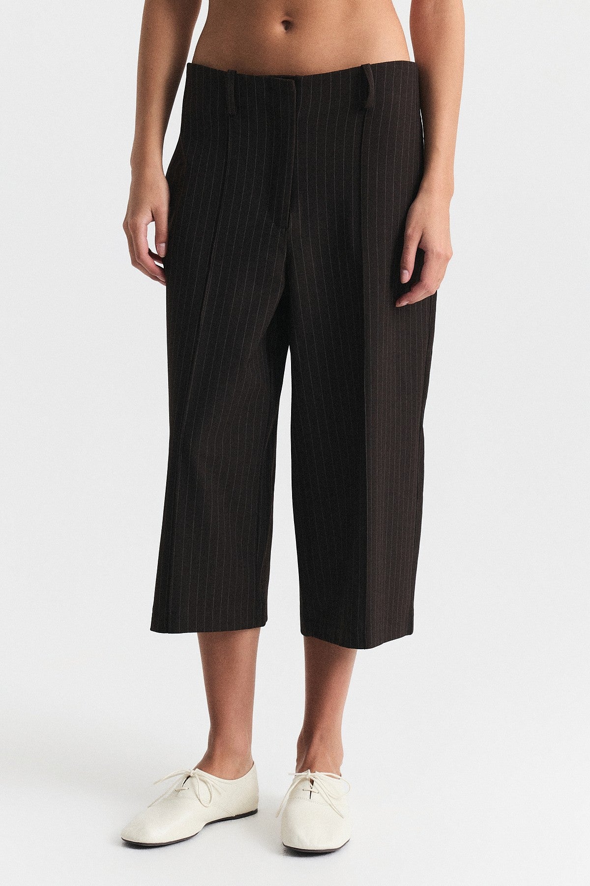 Striped Bermuda Shorts